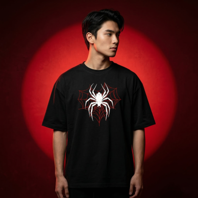 Men's Stylish Premium Drop Shoulder - Black